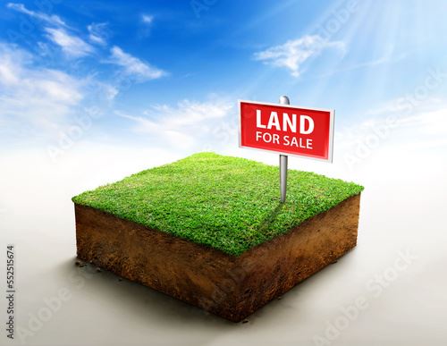 land for sale sign
